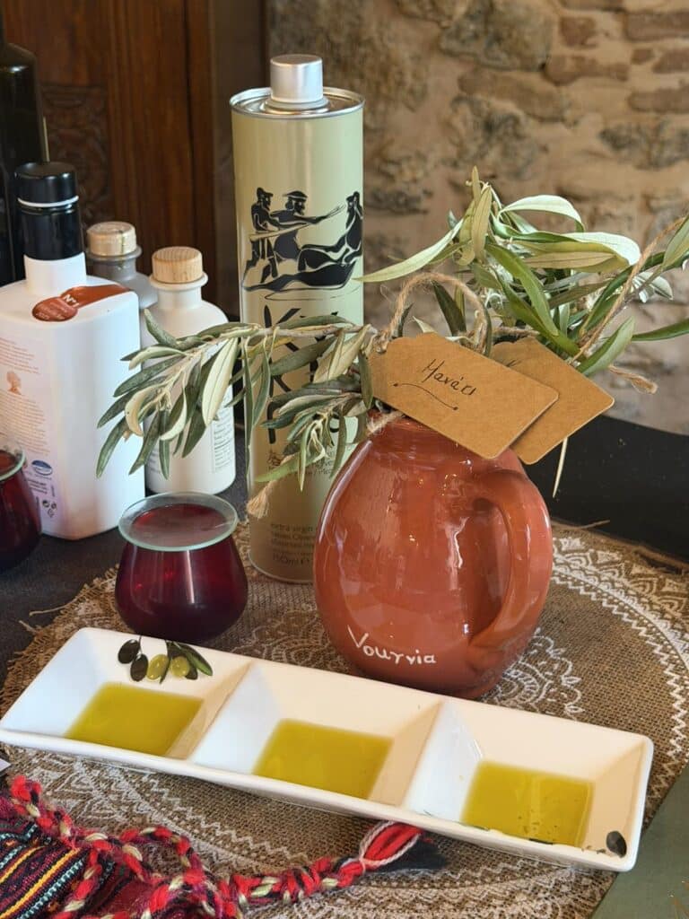 olive oil tasting